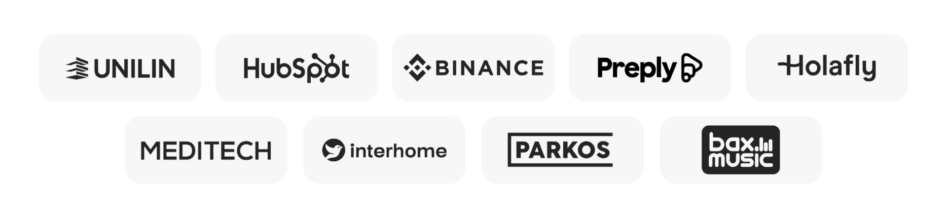 Seeders clients: Unilin, HubSpot, Binance, Preply, Holafly, Meditech, Interhome, Parkos, Bax Music